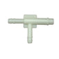 Tee Vacuum Connectors | Tube IDs: A: 1/8" | B: 1/8"