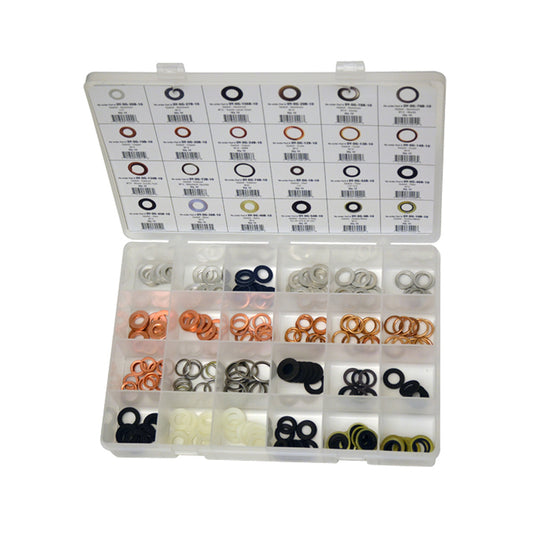 Master Drain Plug Gasket Assortment (240 Total Pieces)