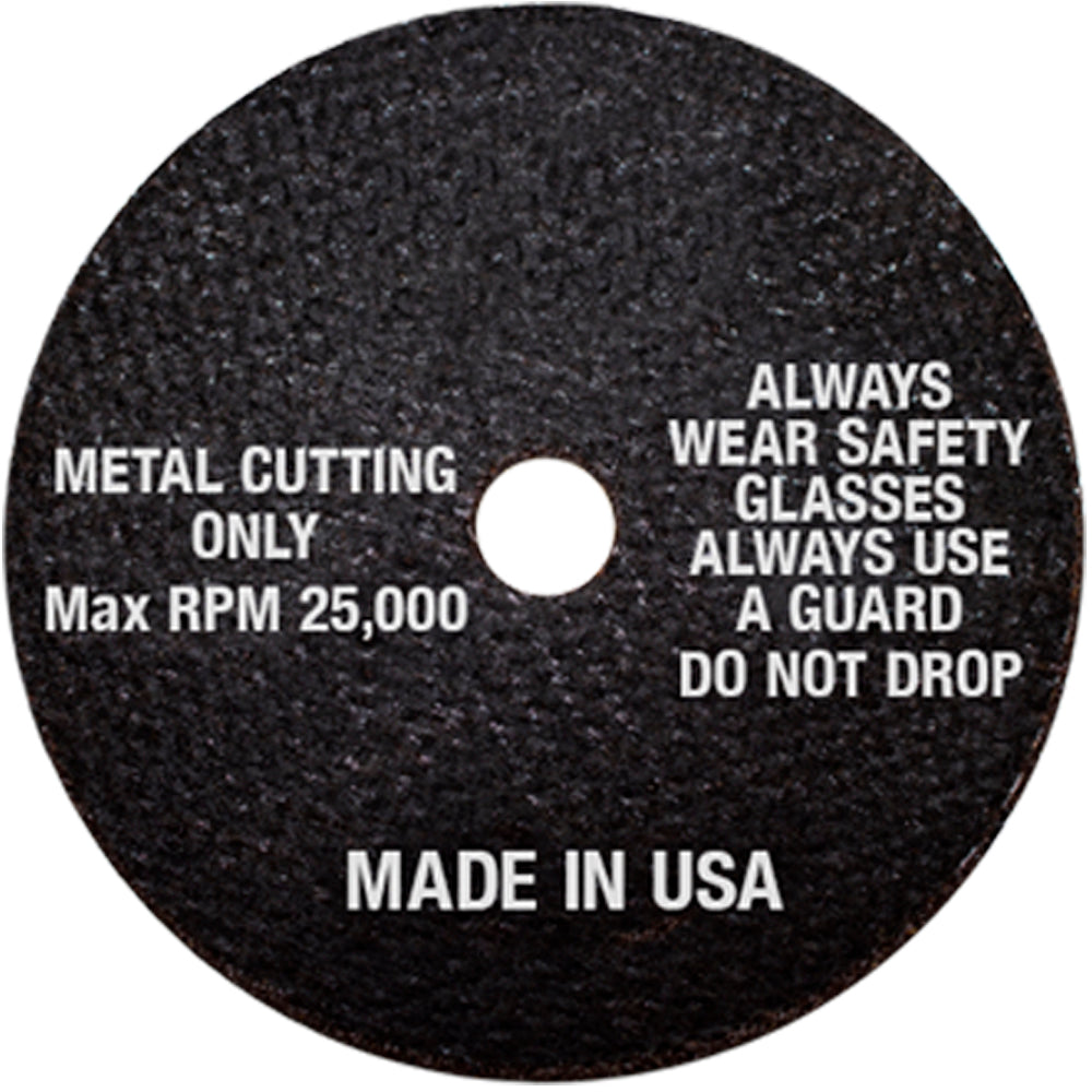 Cut-off Wheels 3″ x 1/16″ x 3/8″ 54 Grit (100bx)