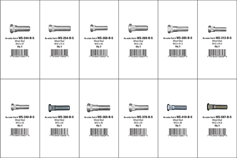 Wheel Stud Assortment