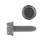 Indented Hex Flange Head CA Point Metric Type CA Body Bolt | Black | Screw Size: 6-1.0 x 20mm  | Head Size: 10mm | OD Washer: 13mm  | OEM # GM: 11503800