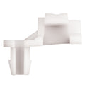 Door Rod & Hood Clips Right Hand Side Natural Nylon | Rod Diam: 5/32