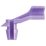 Door Lock Rod Clips Right Hand Side Purple Nylon | Rod Diam: 1/8” | Hole Size: 13/64