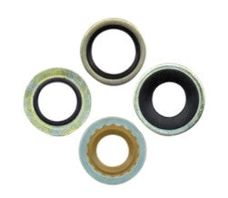 Drain Plug Gaskets - Rubber-Metal