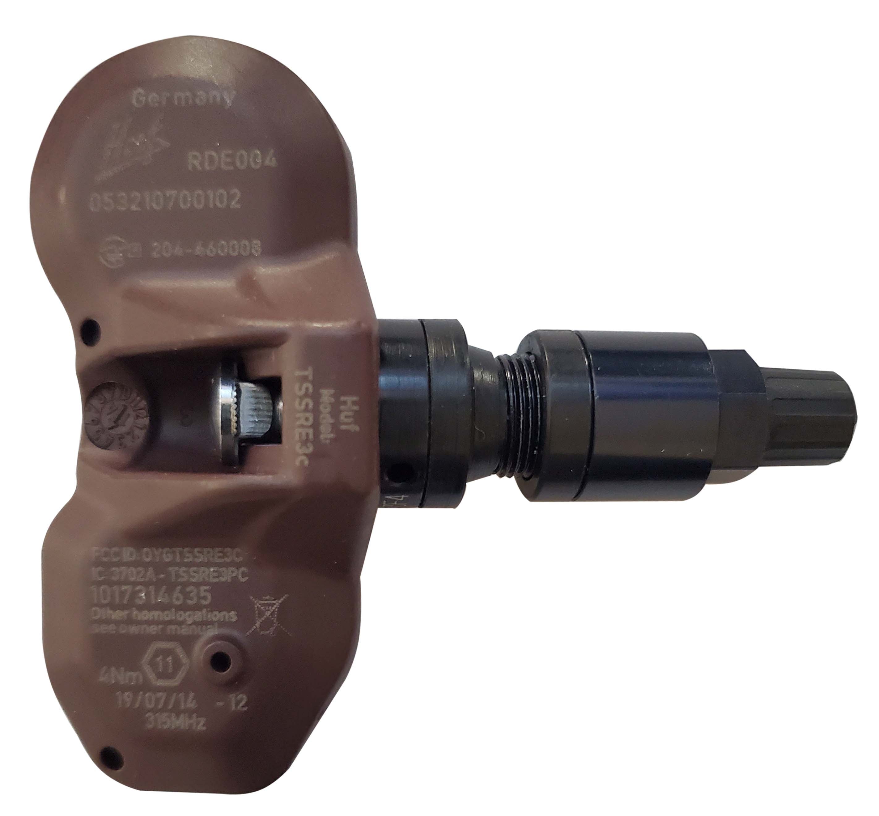 HUF TPMS Sensor RDE004V26 - 315MHz Direct Fit Original Equipment Replacement - RoHS Compliant