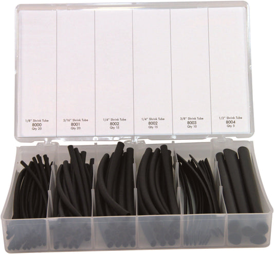 Shrink Tubing Assortment (85 Total Pieces)