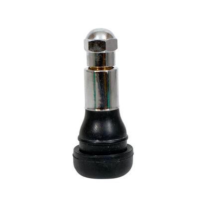 EDPM Rubber Tubeless Snap-In Valves | Hole Size: 0.453" | Height: 1.25" | MCIP: 65 PSI | MRT: 0.156" (Box of 50 or 500)
