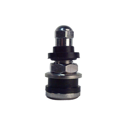 Brass Nickel/Chrome Plated Bolt-in Flush Mount Truck Valve | Hole Size: .453"/.625" | Torque: 25-45" lbs | Qty: 50