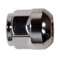 Thread: M14-1.50 | Length: 28.4mm | Hex: 22mm | Style: Acorn Bulge | Finish: Chrome
