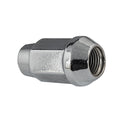 Thread: 1/2-20 | Length: 1-5/8in | Hex: 3/4in | Style: Dome | Finish: Chrome