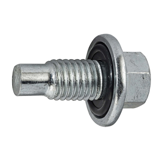 Flange Hex Insert Gasket Oil Drain Plug | Style: Pilot Point | Thread Size: M12x1.75