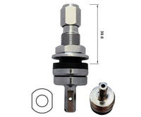 Metal Chrome Shorty TPMS Valve Adapter